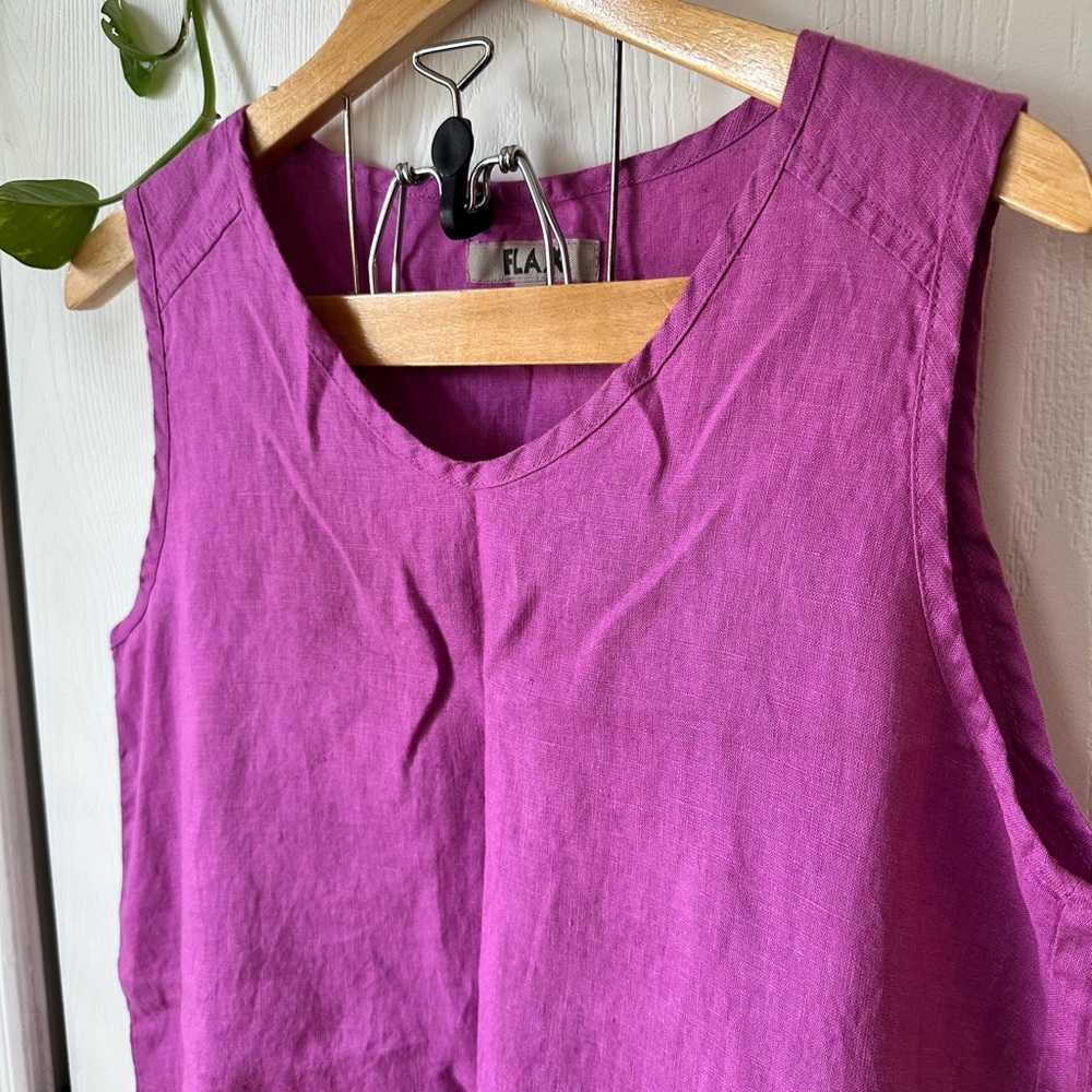 Flax Women's Vibrant Purple/Pink Tank Top